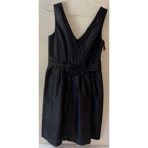 White House Black Market Black Sleeveless Cocktail Dress Size 6